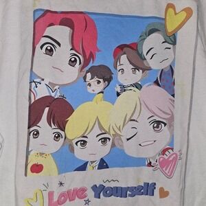 Big Hit Entertainment Long Sleeve Tee "love yourself" Sz M‎